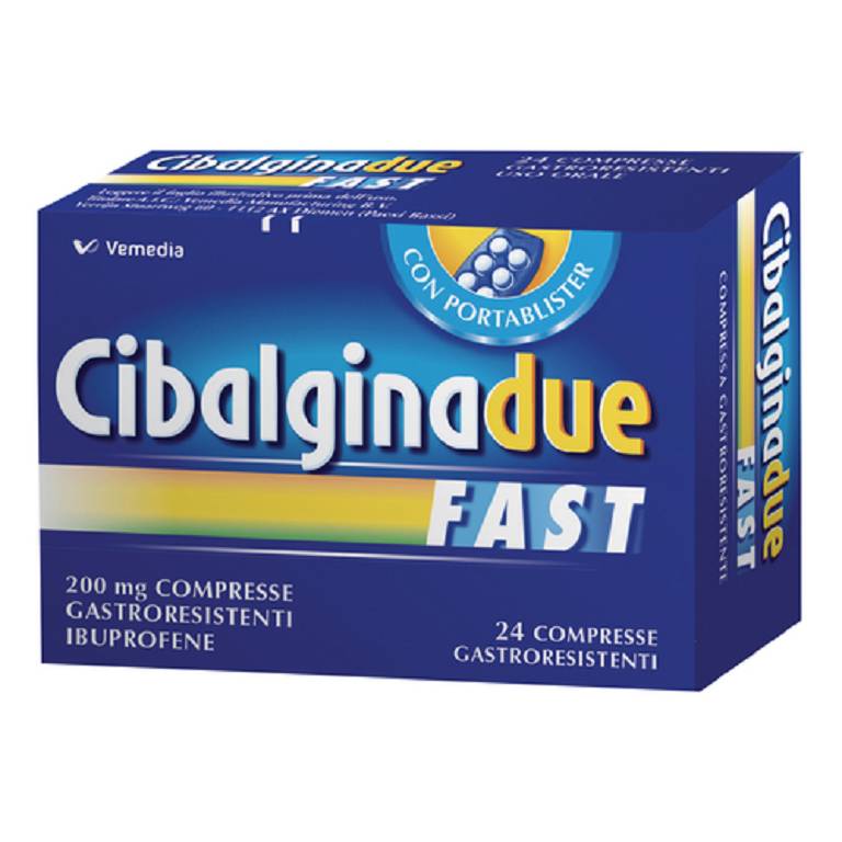 CIBALGINA DUE FAST*24CPR 200MG