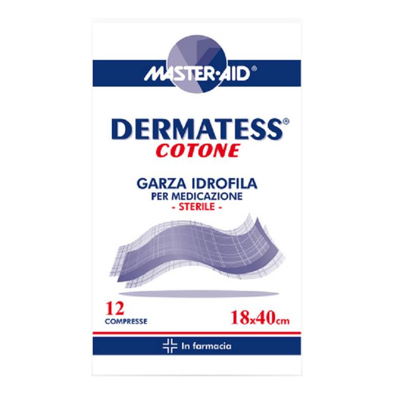 DERMATESS COT GARZA 18X40 12PZ