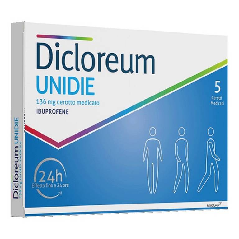 DICLOREUM UNIDIE*5CER 136MG24H